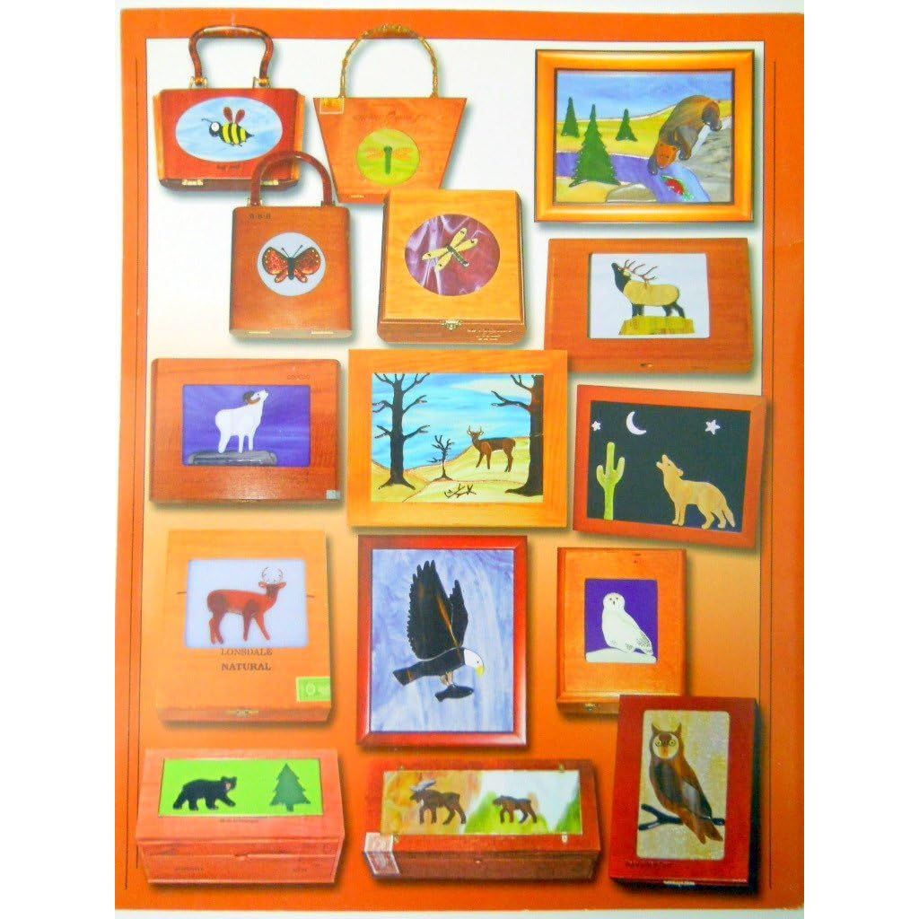 Fused Glass & Wood Wildlife Projects