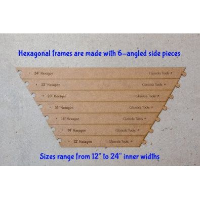 Glassola Layout Frames - Large Hexagons