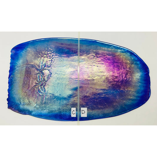 Lusters LUS-091906 Swirling Blue Translucent
