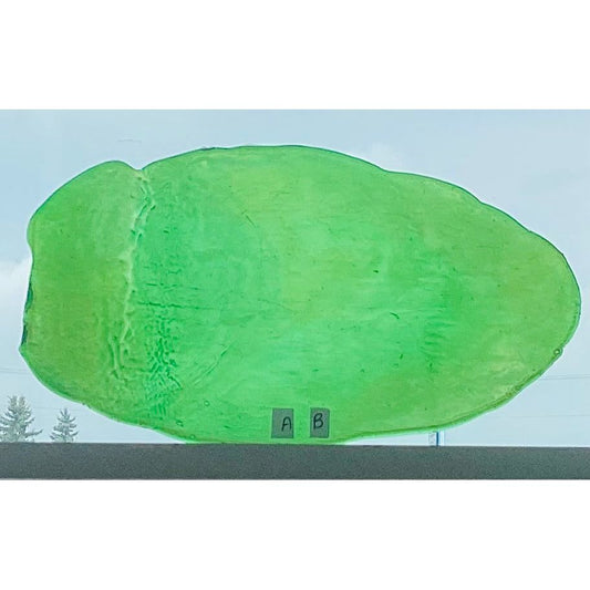 Lusters LUS-030810 Rich Green Translucent with Gold Platinum