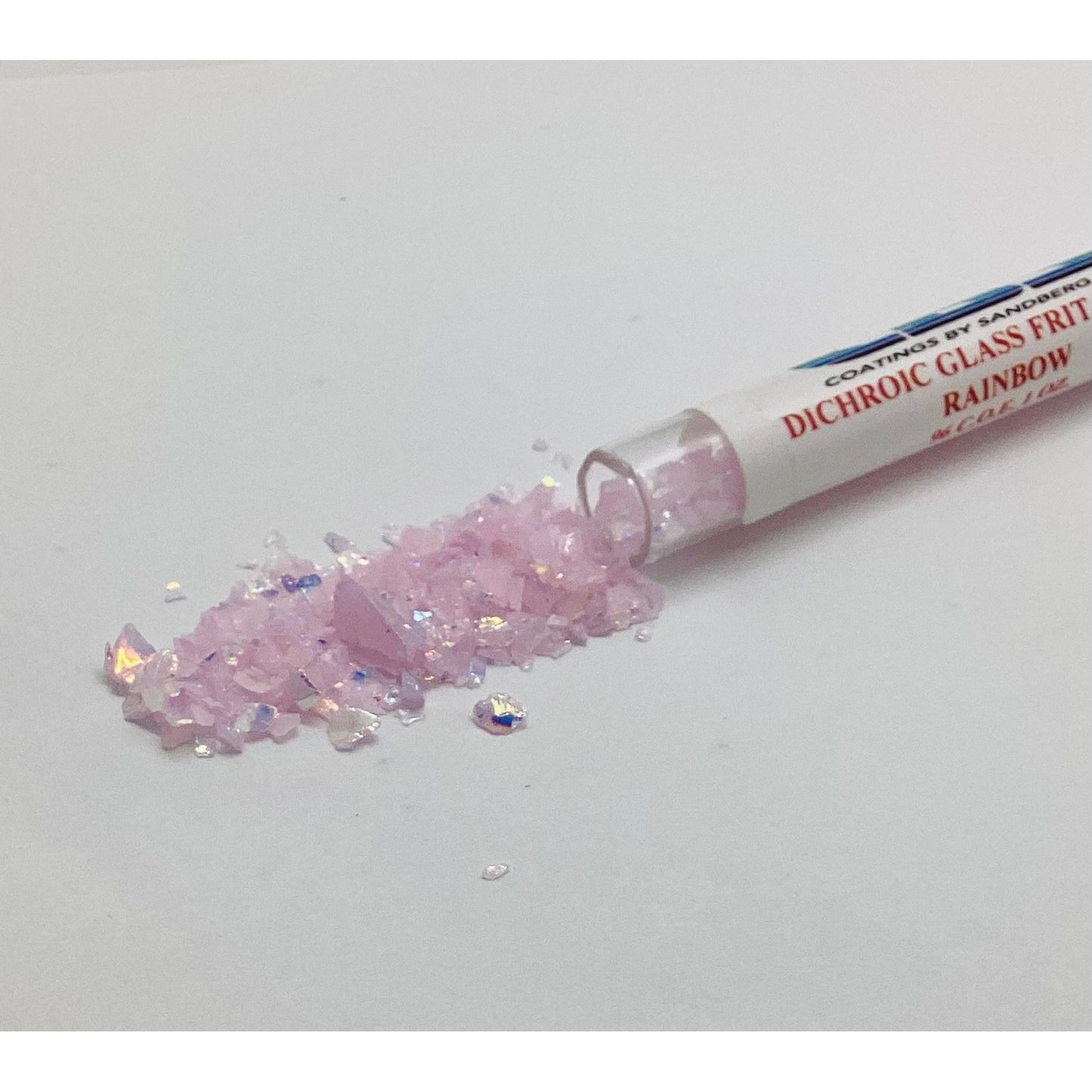 Dichroic Rainbow Frit Flakes