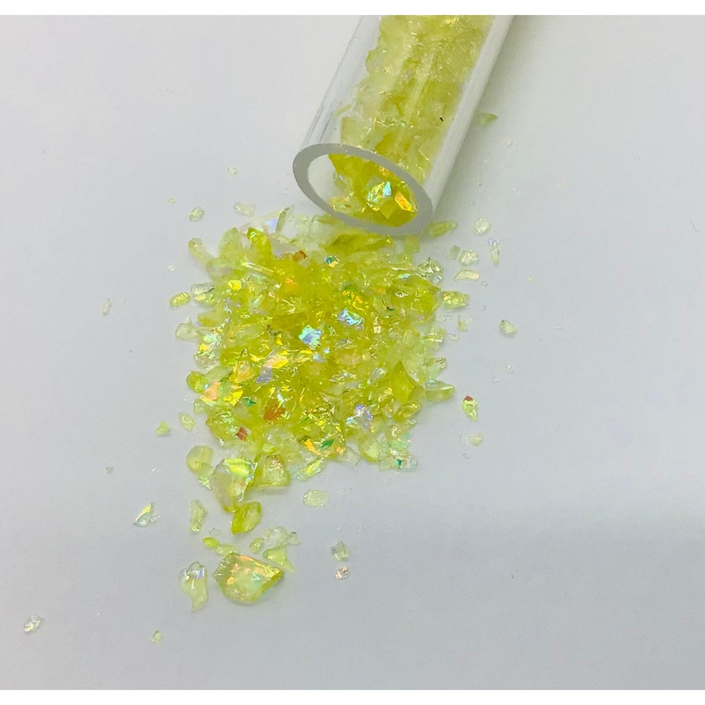 CBS Dichroic Frit Flakes COE 96, 1/4 oz tube