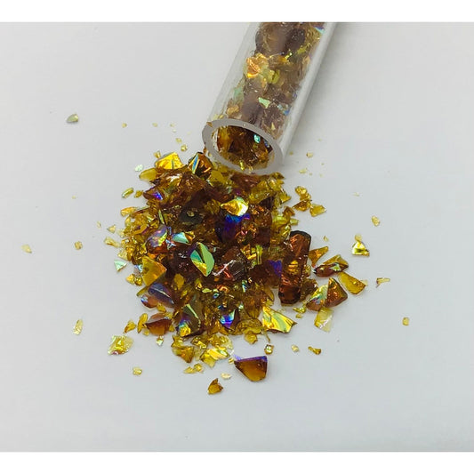 CBS Dichroic Frit Flakes COE 96, 1/4 oz tube