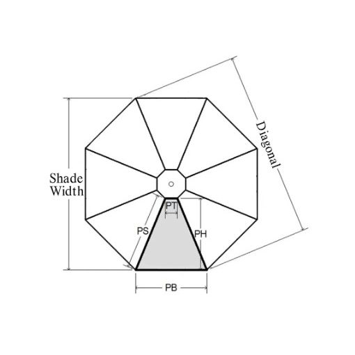Glassola Layout Frames - 8-Panel Lampshades
