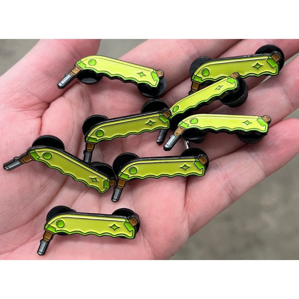 Pistol Grip Cutter Enamel Pin