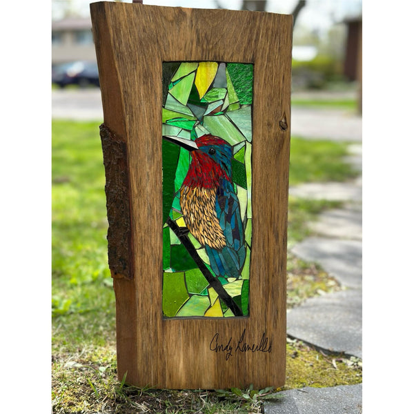 Live Edge Frame Mosaic Hummingbird with Cindy Laneville - Tues, Jun 11, 2024