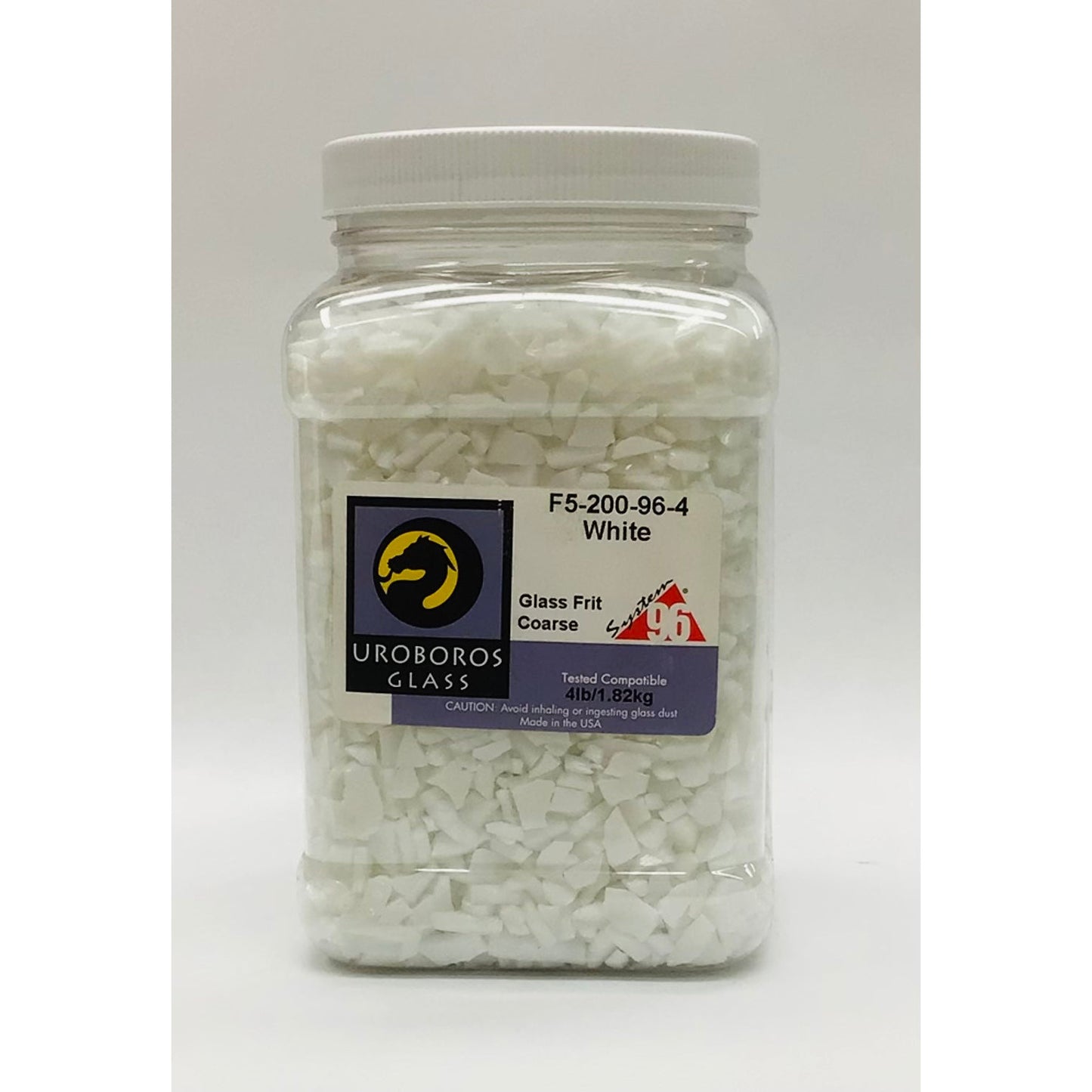 Frit, White, 200-96-4, 4 lb jar