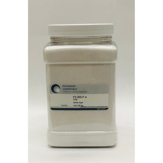 Frit, White, 200-96-4, 4 lb jar