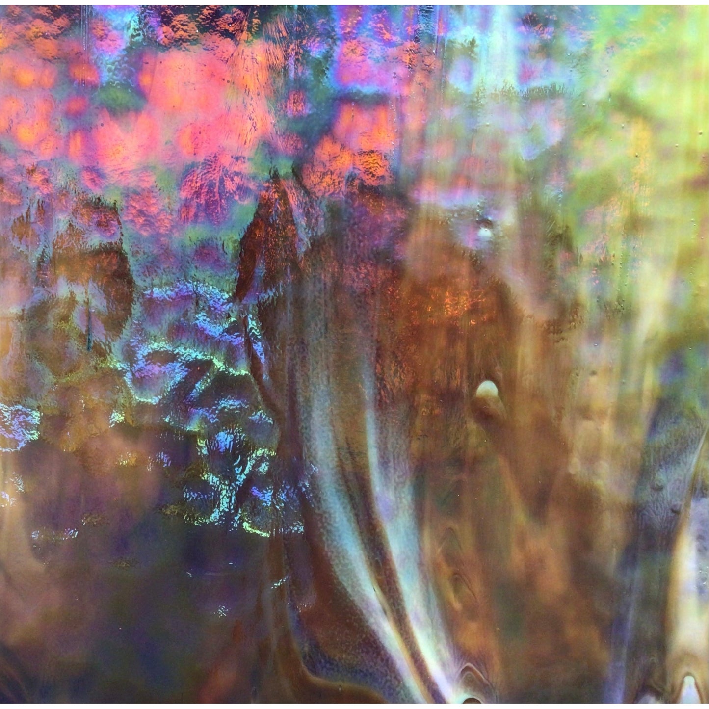 YO 2021 HSi, Rust Reddish Brown & Off White Mottled Iridescent
