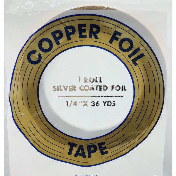 Edco 1/4" x 36 yards silver coated foil tape