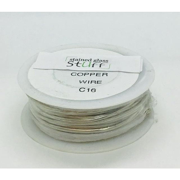 Tinned Copper Wire, 16 gauge, 4 oz roll