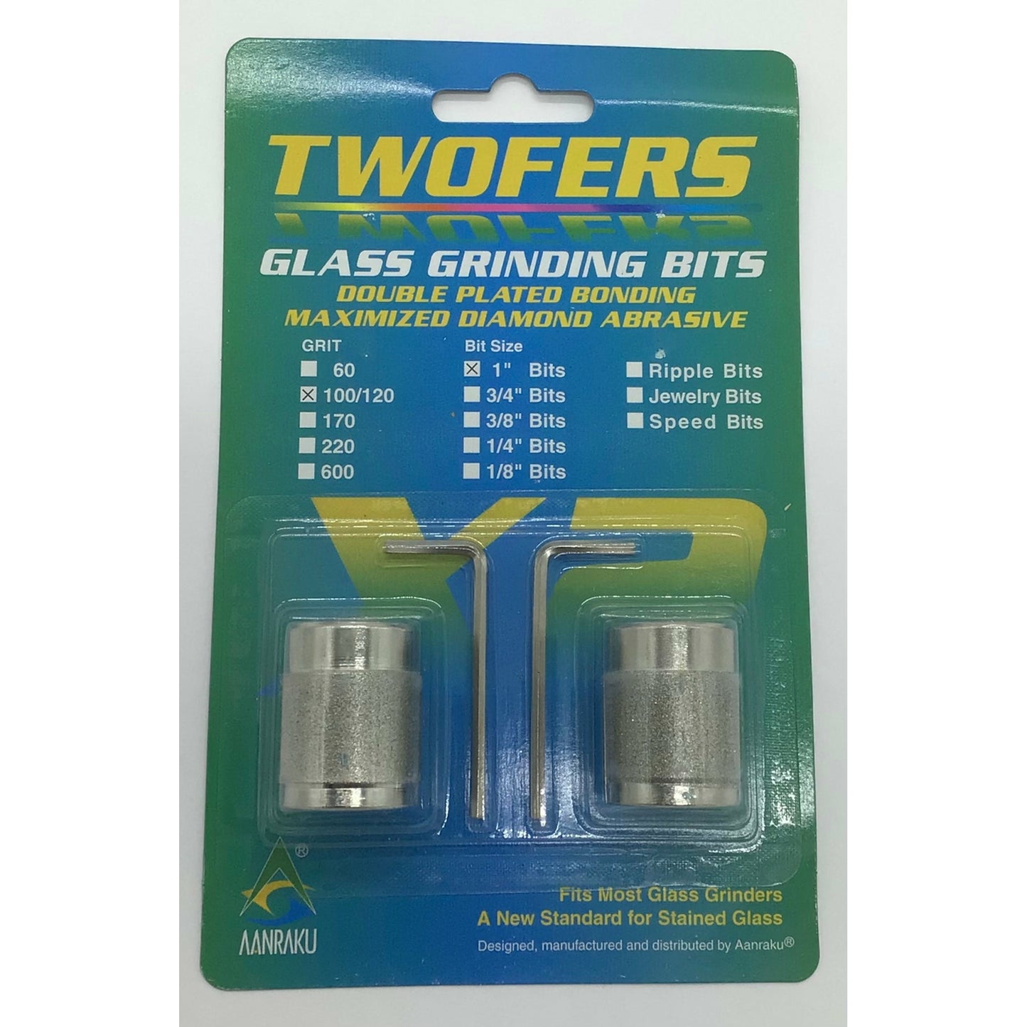 1" Standard (100/120) Grit Grinding Bits