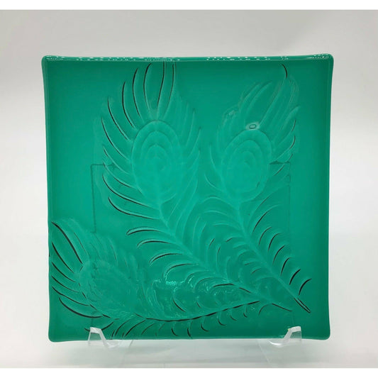 Fused Glass Textured Tiles - 6” Square