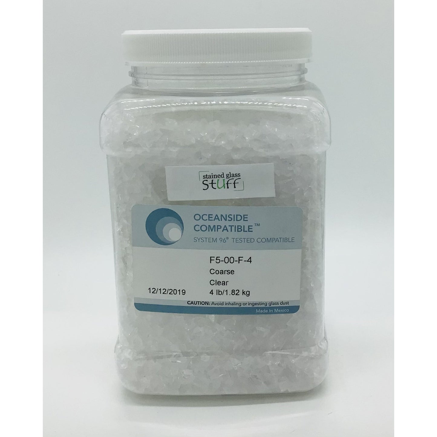 Frit, Clear, 00-96-4, 4 lb jar