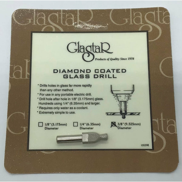 Glastar Diamond 3/8" Glass Drill