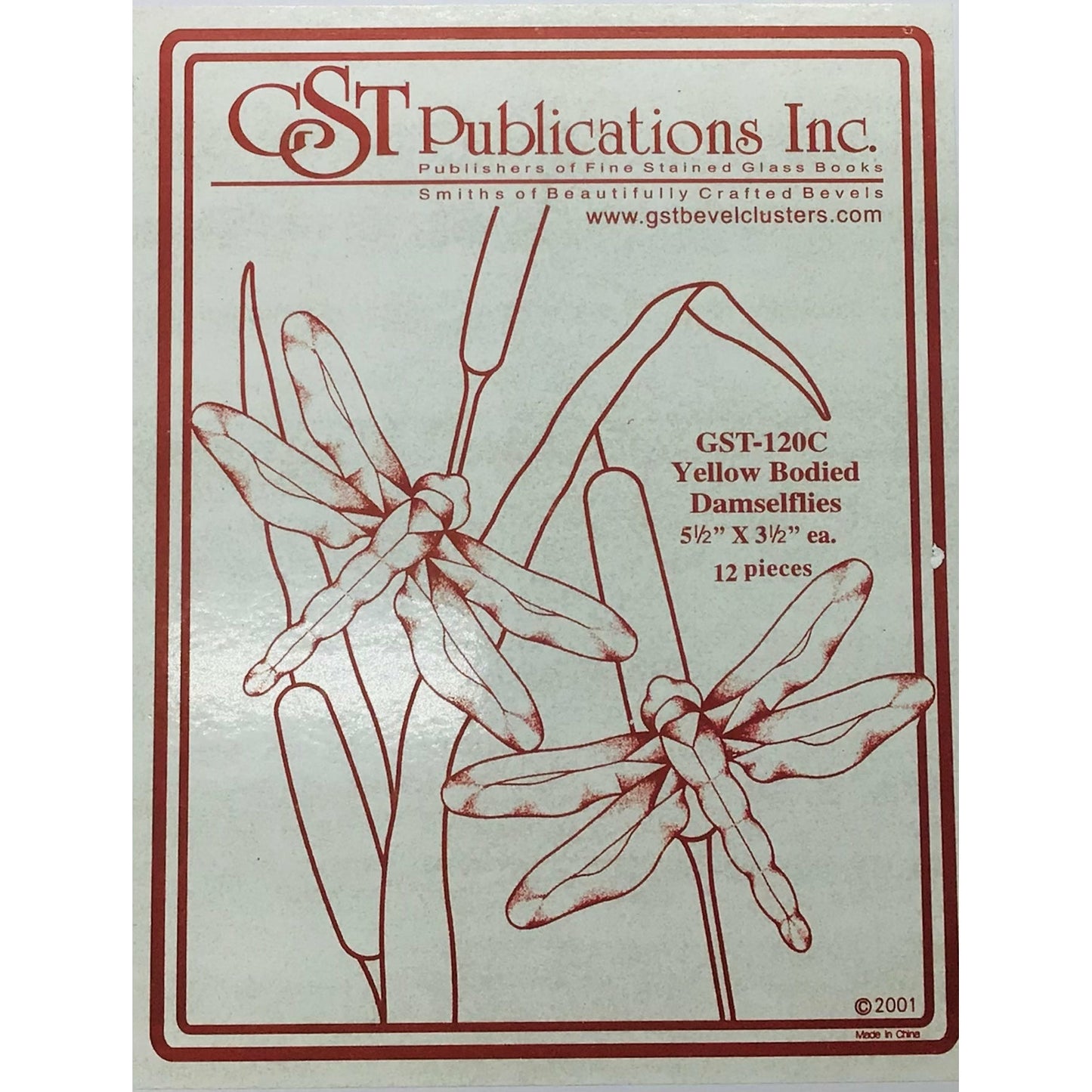 Yellow Bodied Damselflies GST-120C