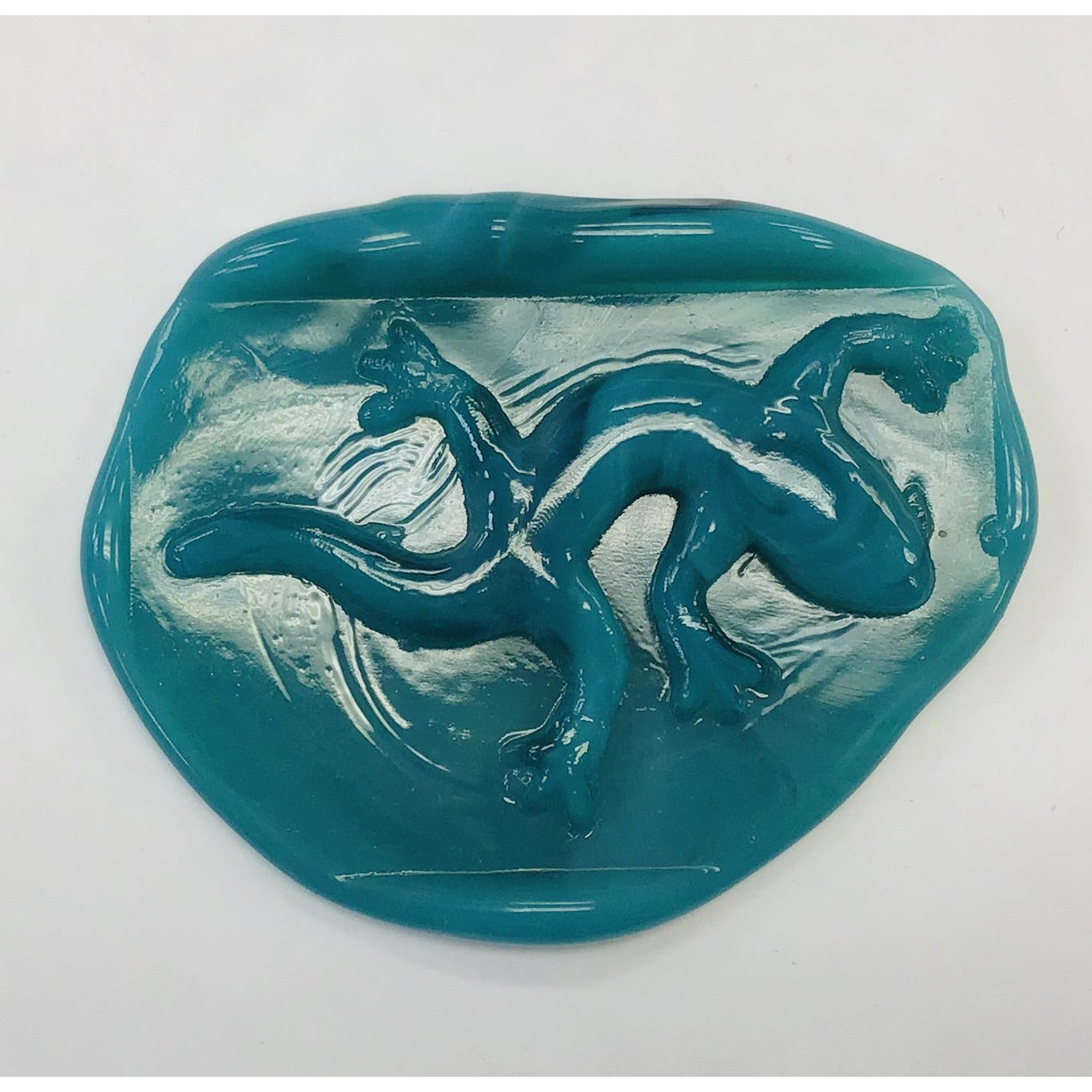 Pressed Glass Jewels - Gecko