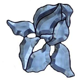 GST 102CR Blue Iris Bevel Cluster (Right)