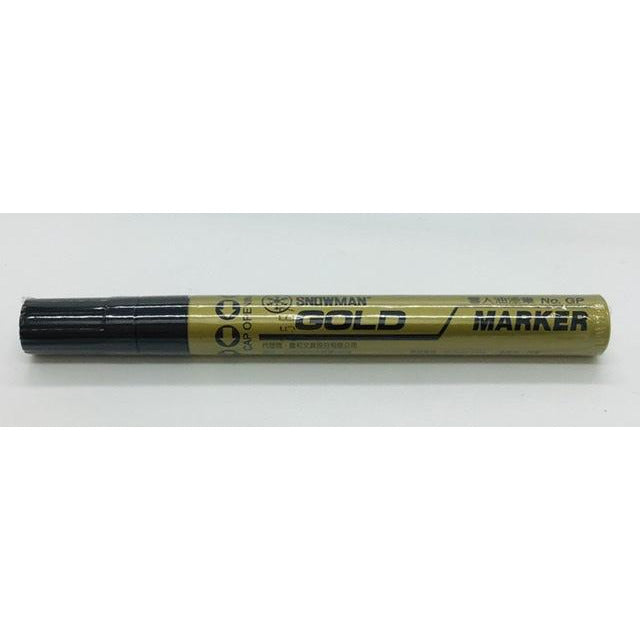 Snowman Gold Paint Marker