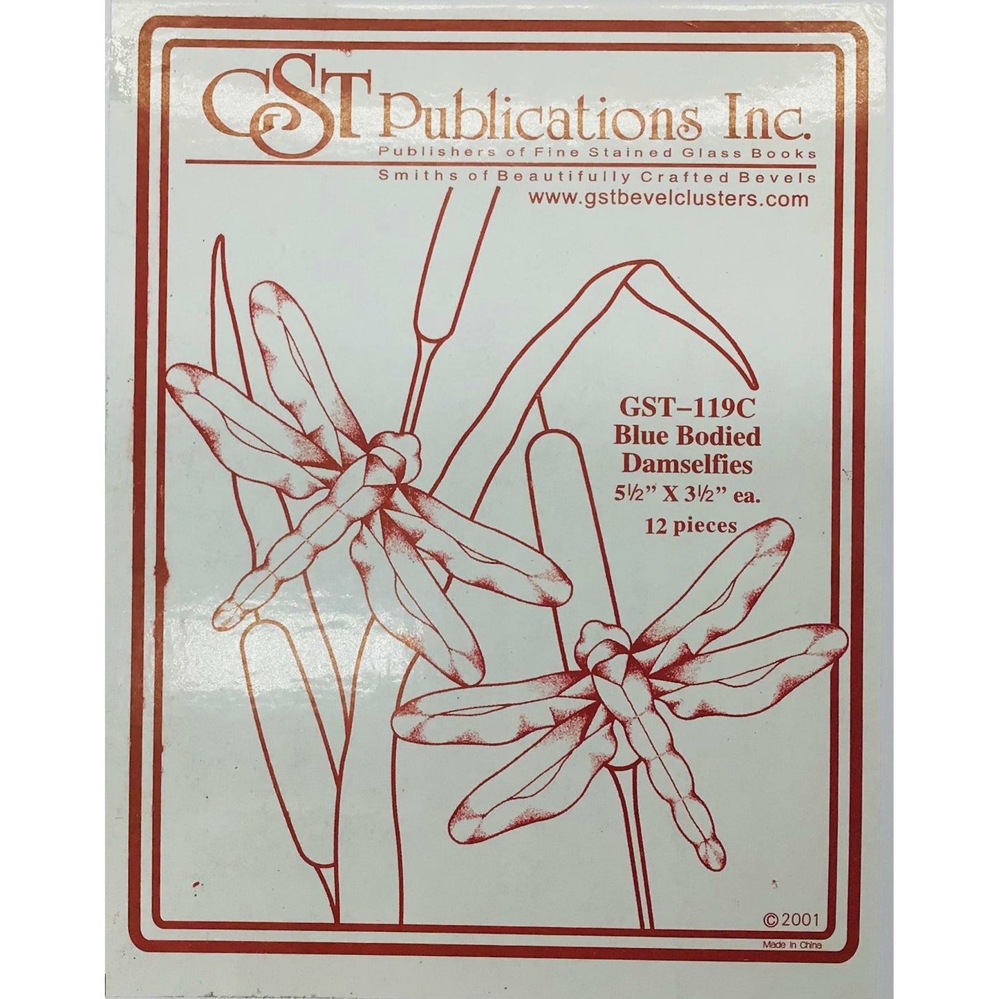 GST 119C Blue Bodied Damselflies