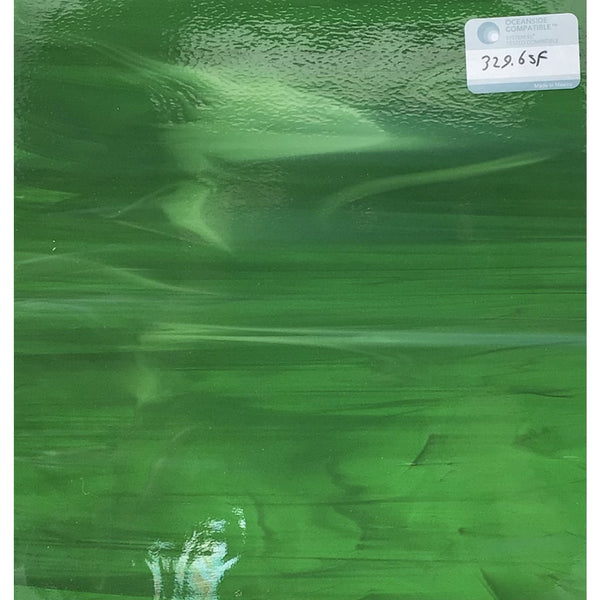 Oceanside 329.6S-F, Dark Green Wispy Translucent