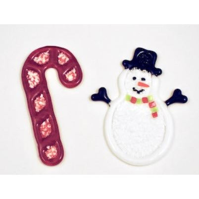 Colour de Verre Candy Cane and Snowman Mold