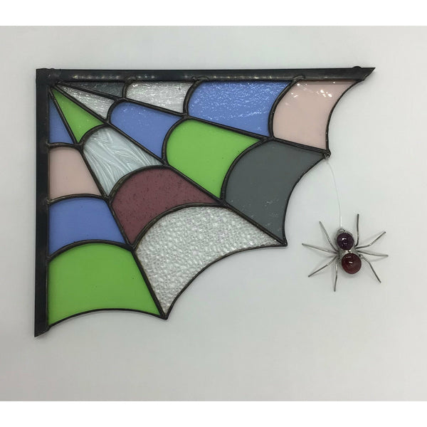 Stained Glass Spiderweb - Wed, Oct 18, 2023 *** Stained glass experience required