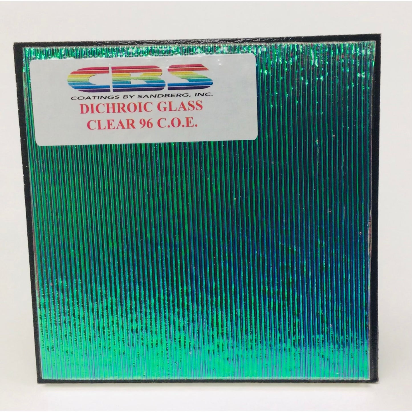 CBS 4” x 4” Dichro on Clear