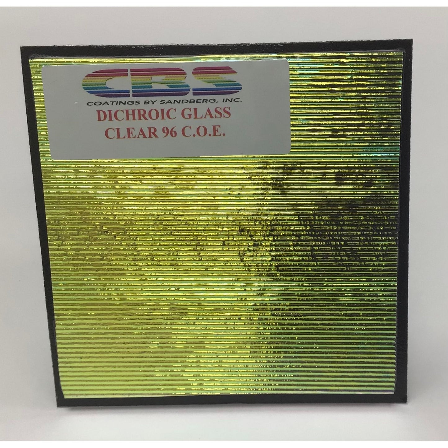 CBS 4” x 4” Dichro on Clear