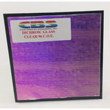 CBS 4” x 4” Dichro on Clear