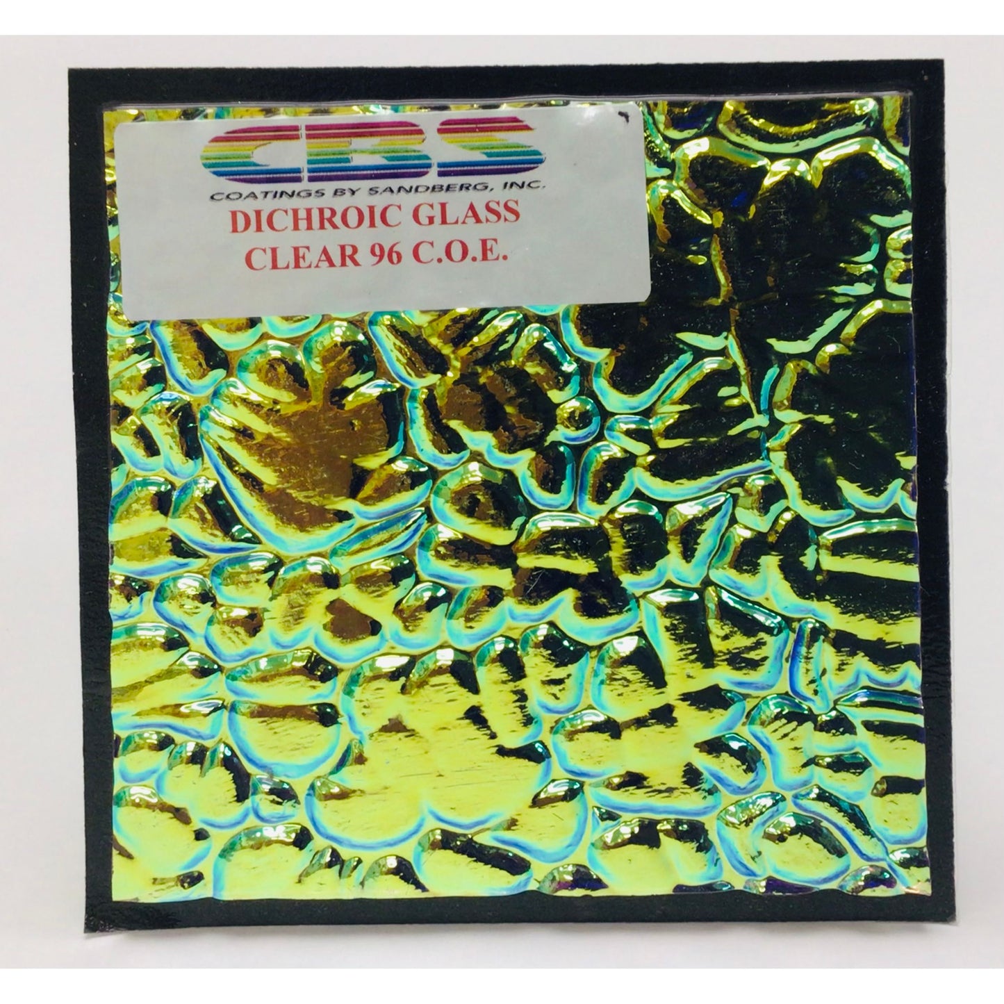 CBS 4” x 4” Dichro on Clear