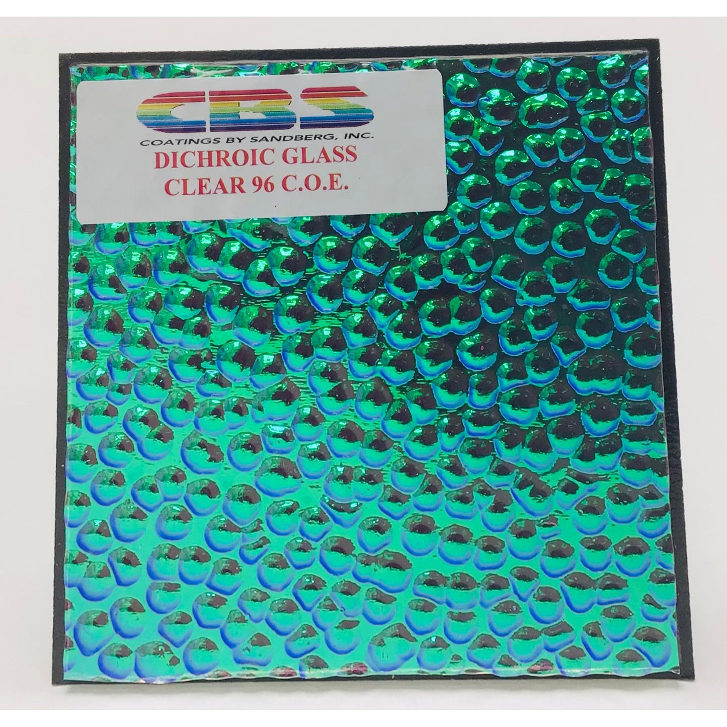 CBS 4” x 4” Dichro on Clear