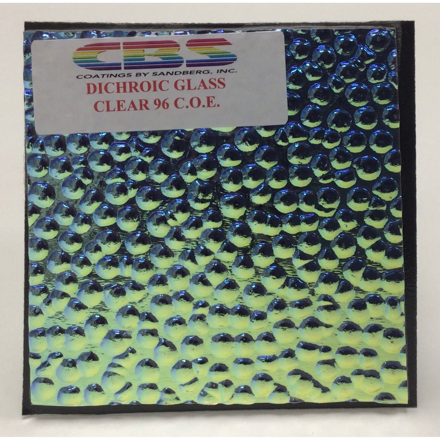 CBS 4” x 4” Dichro on Clear