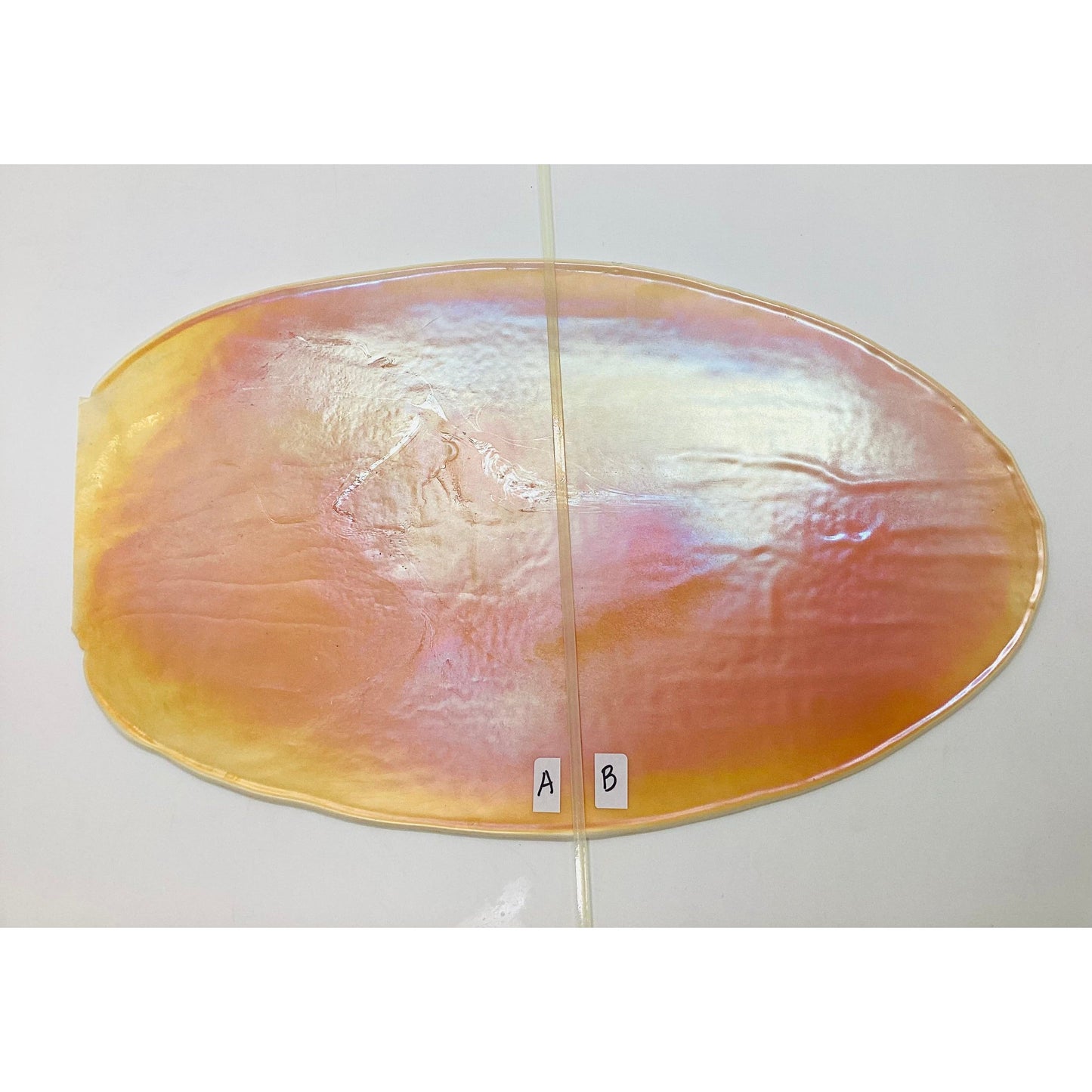 Lusters LUS-072909 Dense White Opal with Golden Orange