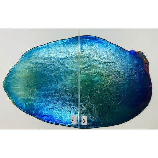 Lusters LUS-052193 Olive Green Translucent with Platinum Blue