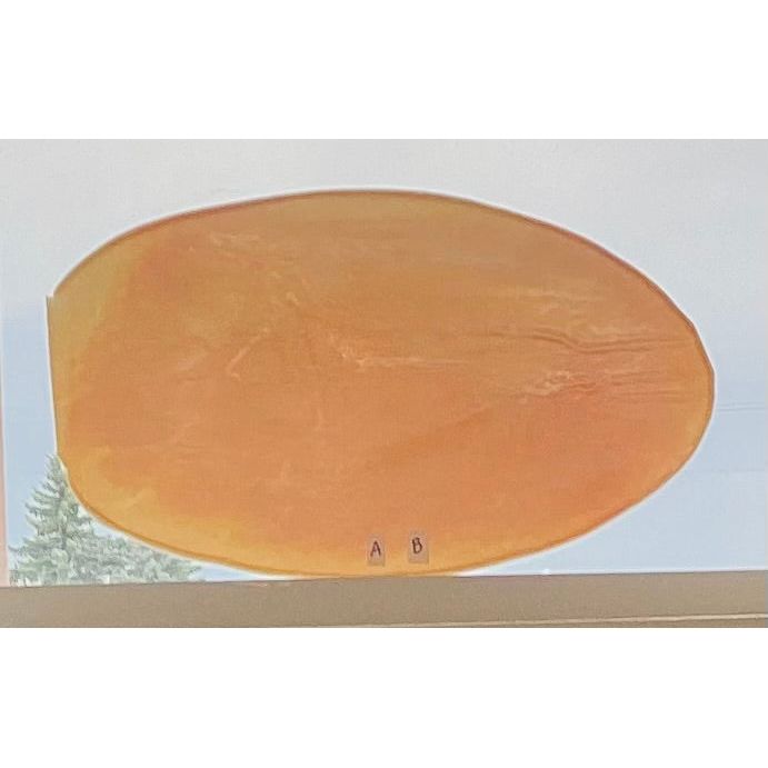 Lusters LUS-072909 Dense White Opal with Golden Orange