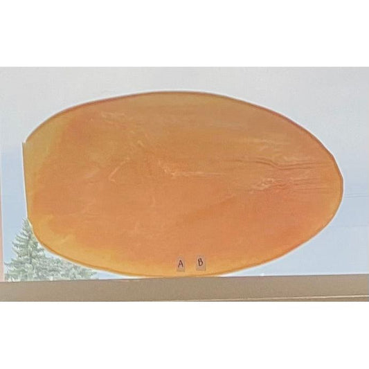 Lusters LUS-072909 Dense White Opal with Golden Orange