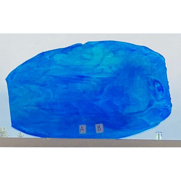 Lusters LUS-091906 Swirling Blue Translucent