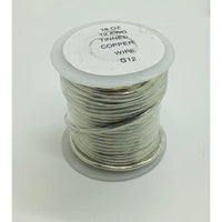 Tinned Copper Wire, 12 gauge, 1 lb roll