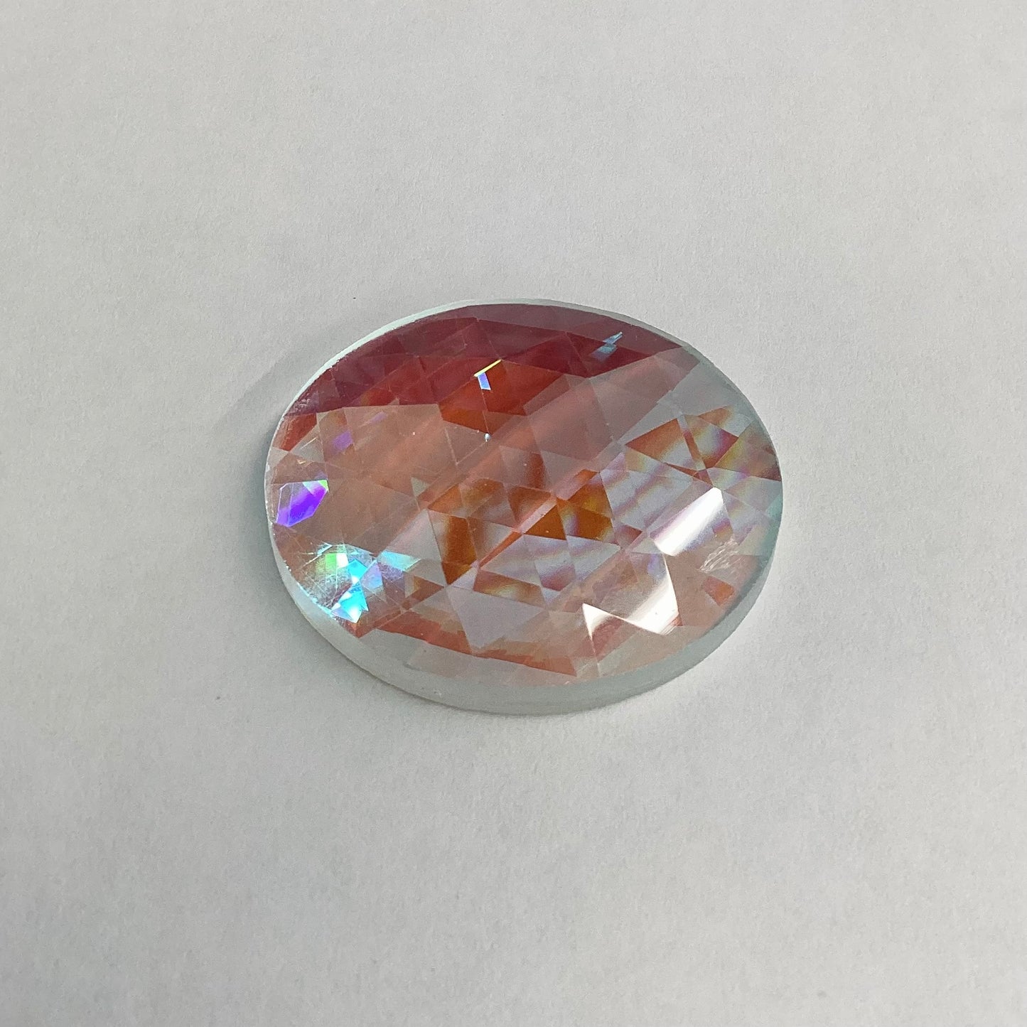 Colour Faceted Jewels-- Round, Oval and Teardrop