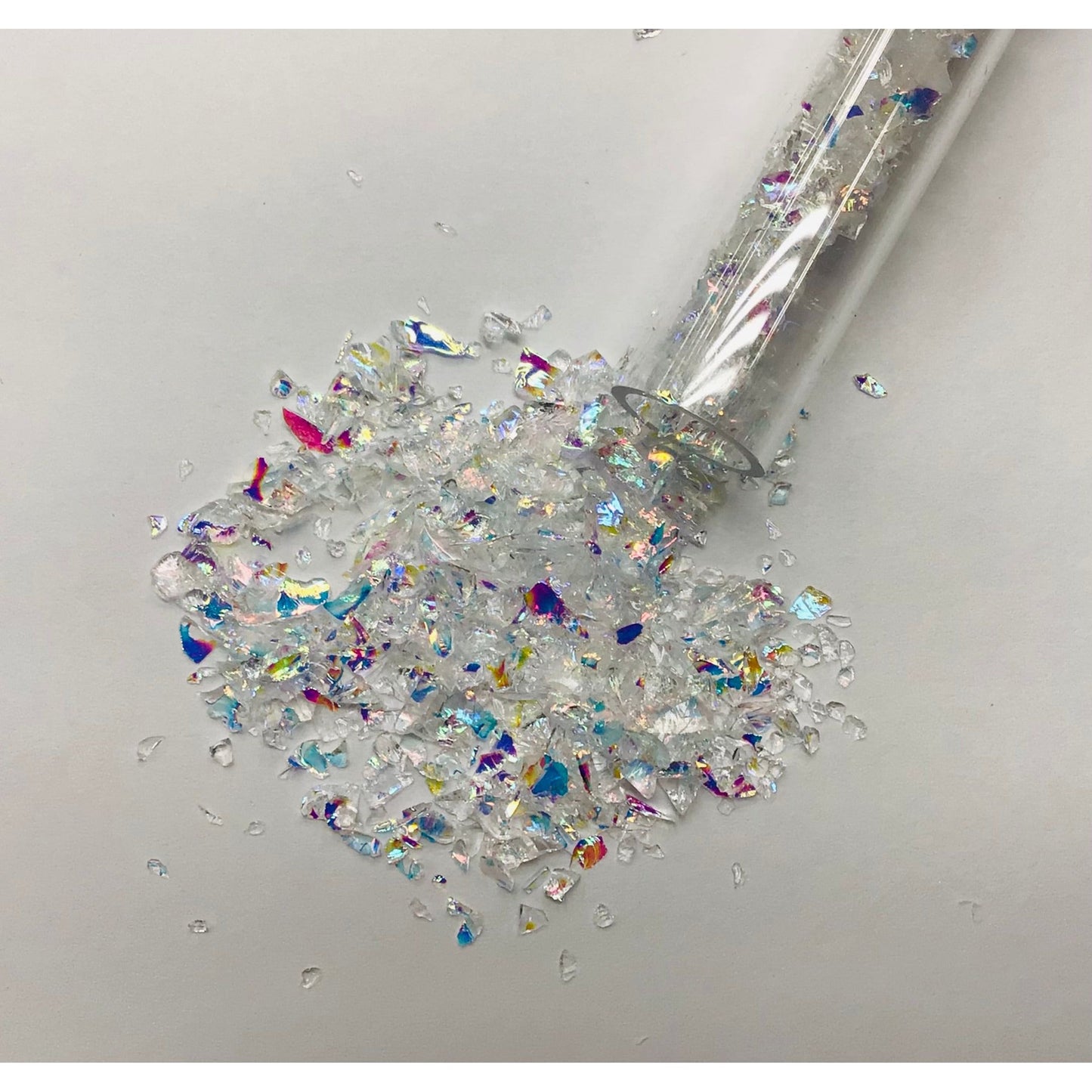 Dichroic Rainbow Frit Flakes