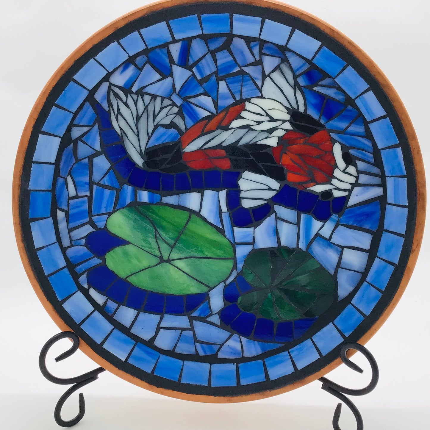 Mosaic Koi Bird Bath - Fri, Jun 12, 2026
