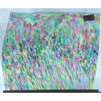 Fremont Antique Glass 2802, Multicolour Green, Pink, Purple, Blue, White, Yellow on Clear