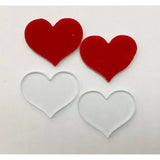 Pre-cut Fun Glass Designs - Hearts