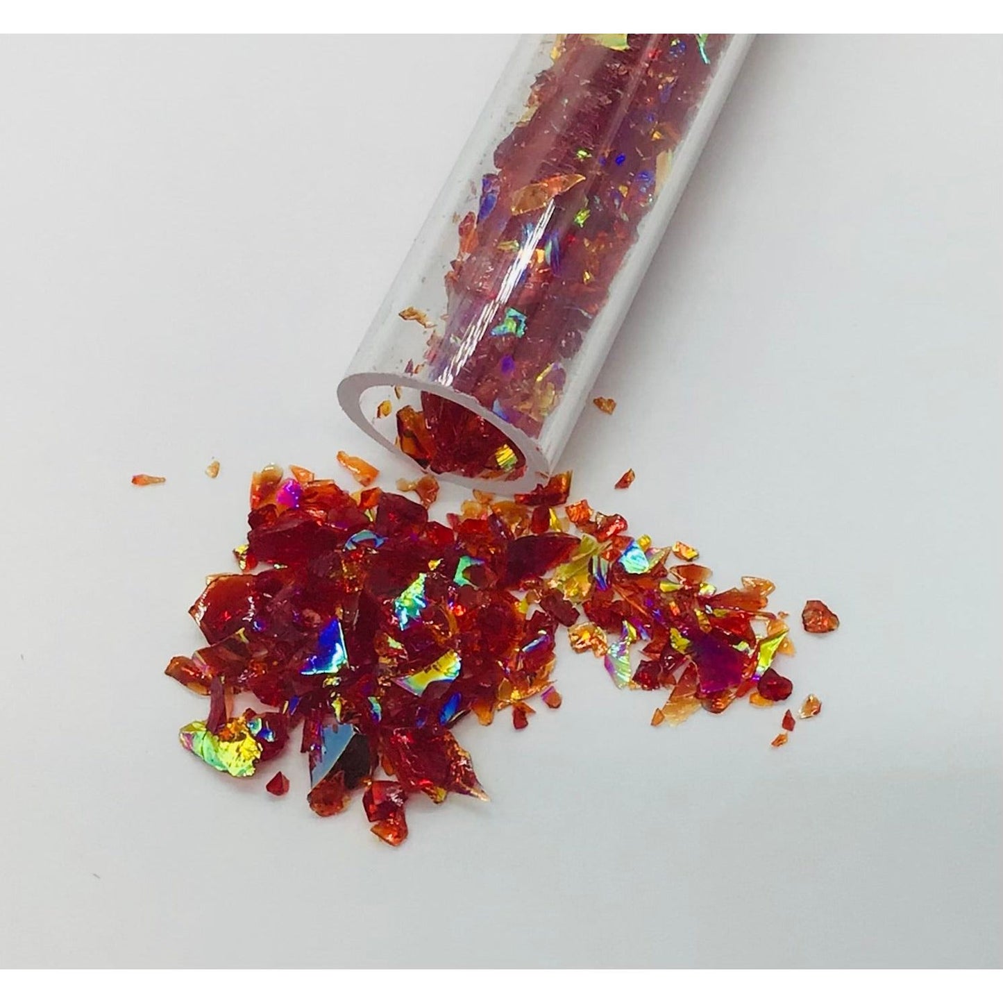 CBS Dichroic Frit Flakes COE 96, 1/4 oz tube
