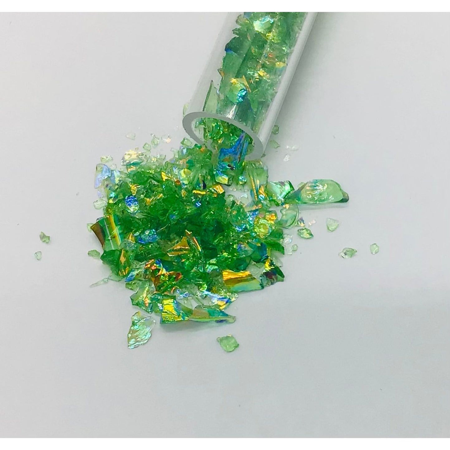 CBS Dichroic Frit Flakes COE 96, 1/4 oz tube