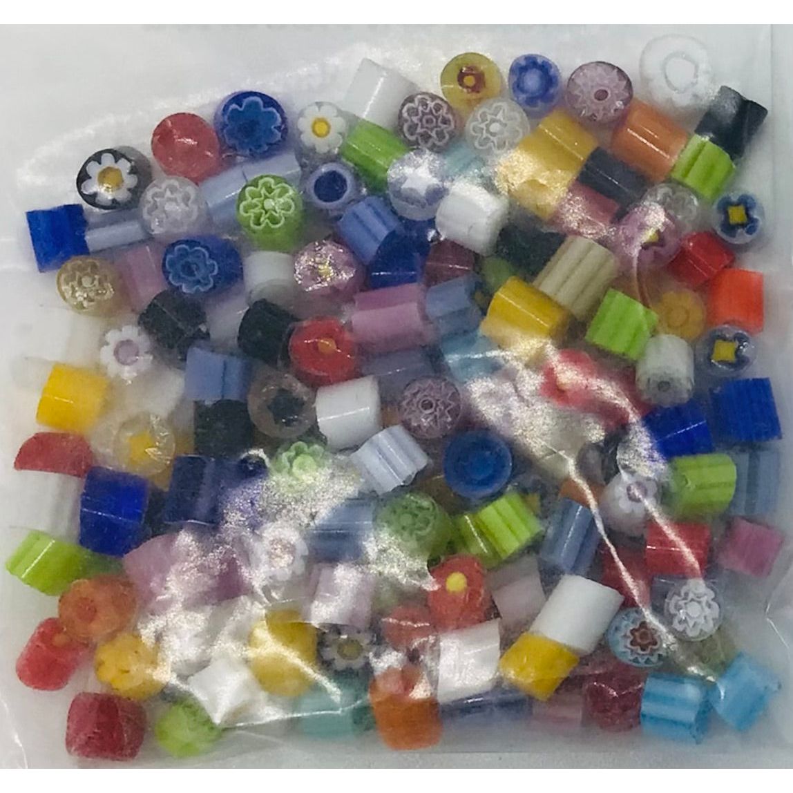 COE 104 Millefiori Cane Pieces - NOT COMPATIBLE WITH COE 96