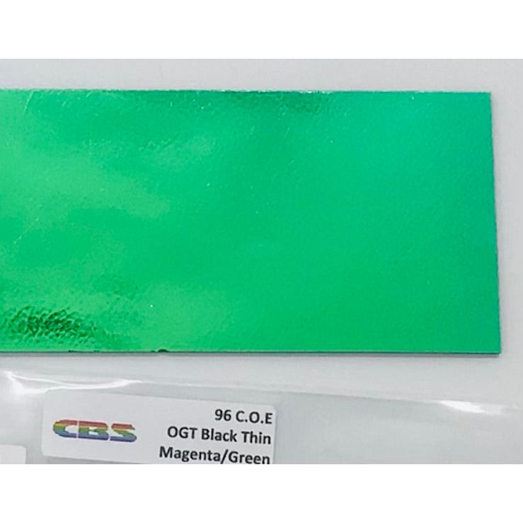 CBS 2” x 4” Dichro on Black COE 96