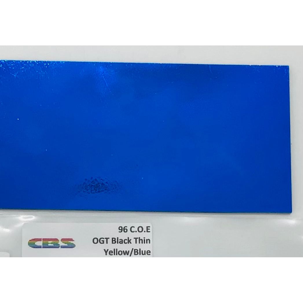 CBS 2” x 4” Dichro on Black COE 96