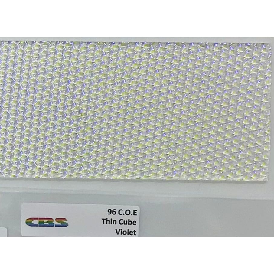 CBS 2” x 4” Dichro on Clear COE 96